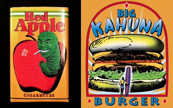 Tarantino hat mit Red Apple Cigarettes und Big Kahuna Burger zwei Marken 